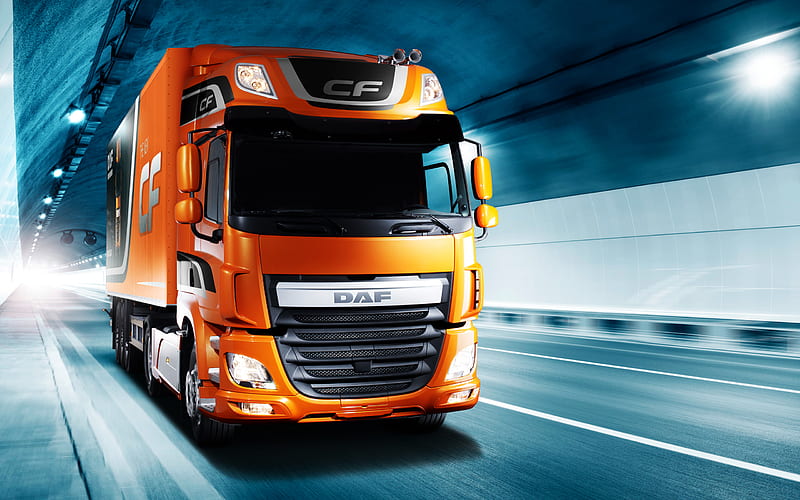 DAF CF, Euro 6, 2017, Trucking, new trucks, delivery trucks, DAF, HD wallpaper