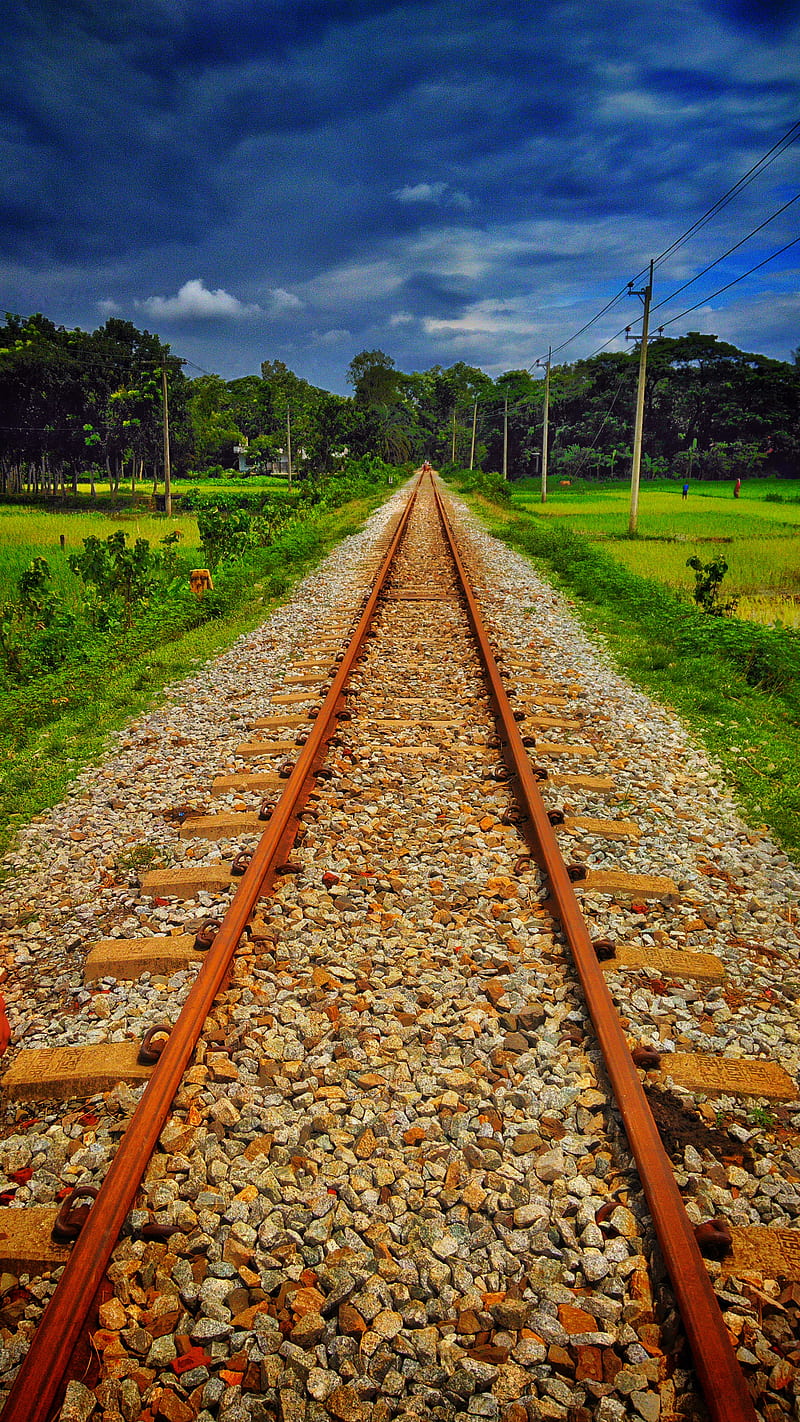 Railway, del, train, travel, HD phone wallpaper | Peakpx