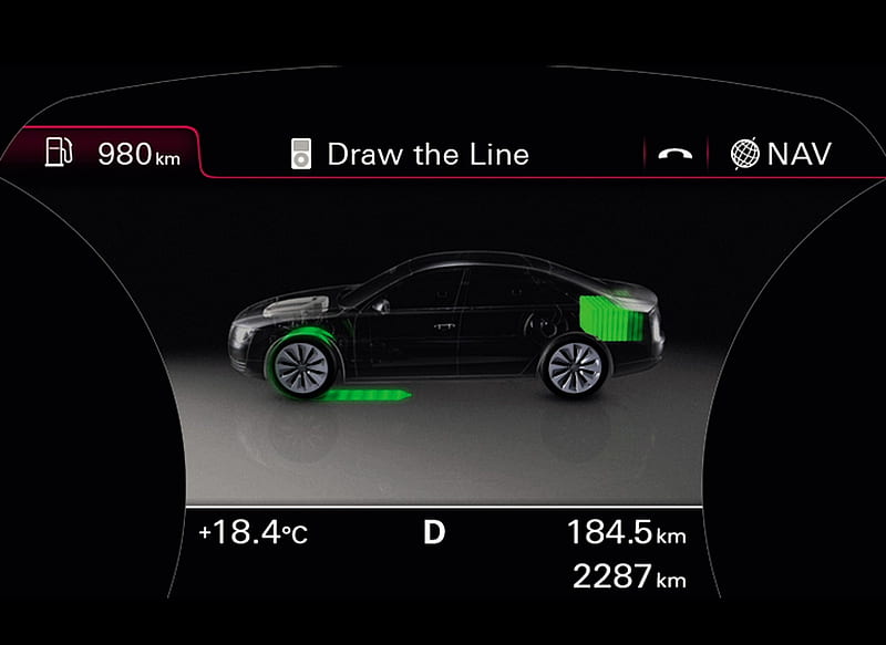 2010 Audi A8 Hybrid Concept - Onboard Computer, car, HD wallpaper