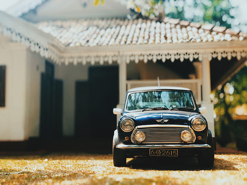Mini Cooper , minicooper, car, vintage, classics, classic cars, HD wallpaper