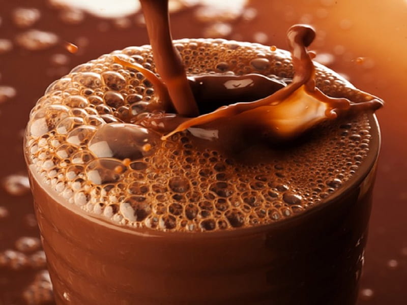 Cocoa, Chocolate, Drink, Sweet, HD wallpaper
