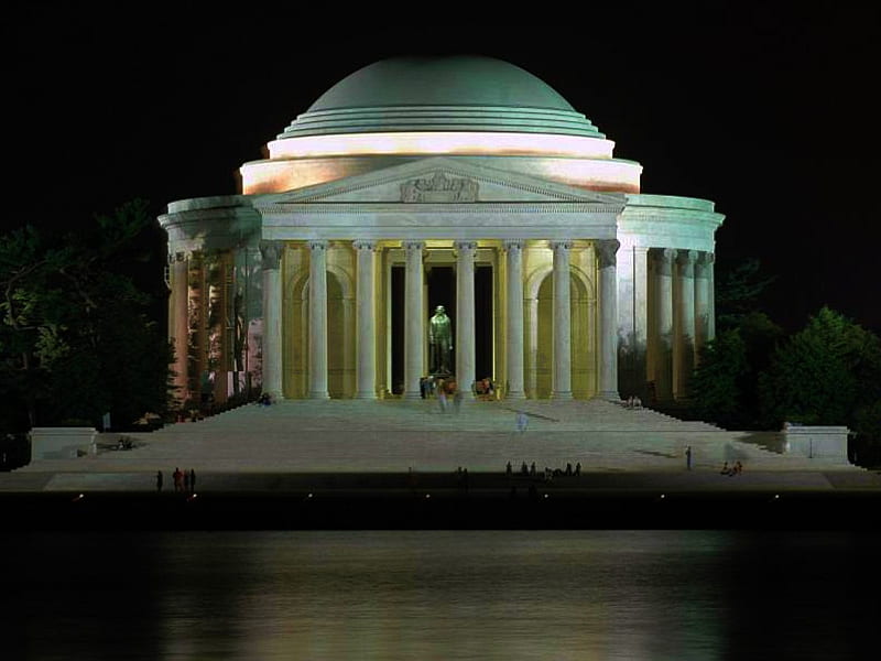 Jefferson-Memorial-Washington, cool, jefferson-memorial, washington, HD wallpaper