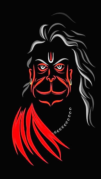 Buy Jump up Hanuman ji Medium, Black Wall Sticker, 3D Decorate Your Walls,  Peel and Stick, Size:- 44 cm X 59 cm Online In India At Discounted Prices