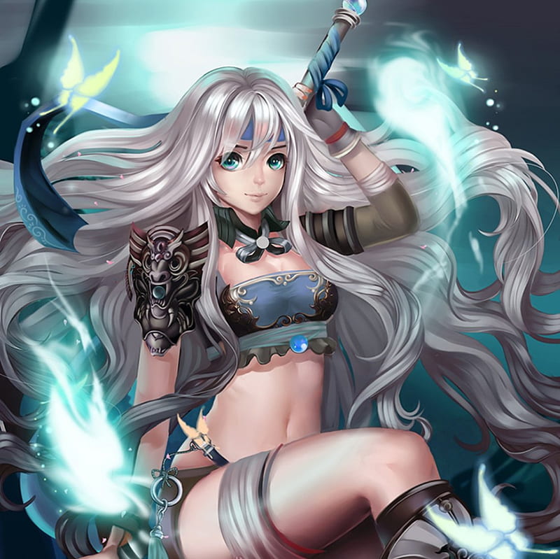 Anime female warrior HD wallpapers | Pxfuel