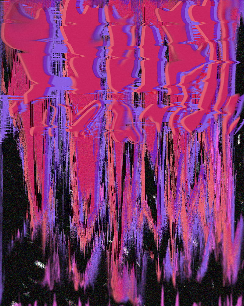 distortion, abstract, pixel sorting, dripping paint, digital, glitch art, HD phone wallpaper