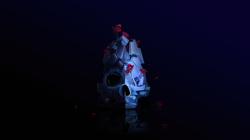 Skull Roses Justin Maller , Artist, , , Background, and, Justin Maller Car, HD wallpaper