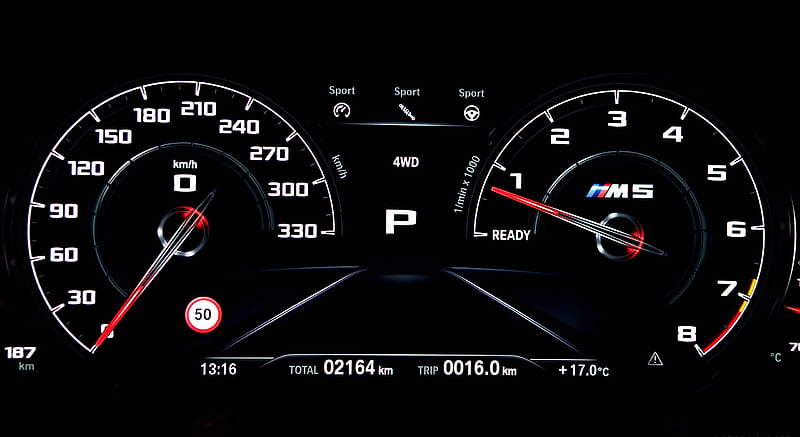 2019 BMW M5 Competition - Digital Instrument Cluster , car, HD wallpaper