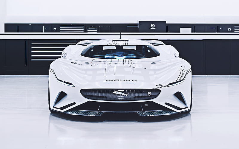 Jaguar Vision Gran Turismo SV front view, 2021 cars, supercars, british cars, Jaguar, HD wallpaper