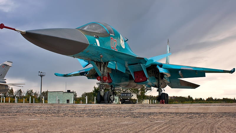 Sukhoi Su-34, SU-34, Sukhoi, Military, Plane, HD wallpaper