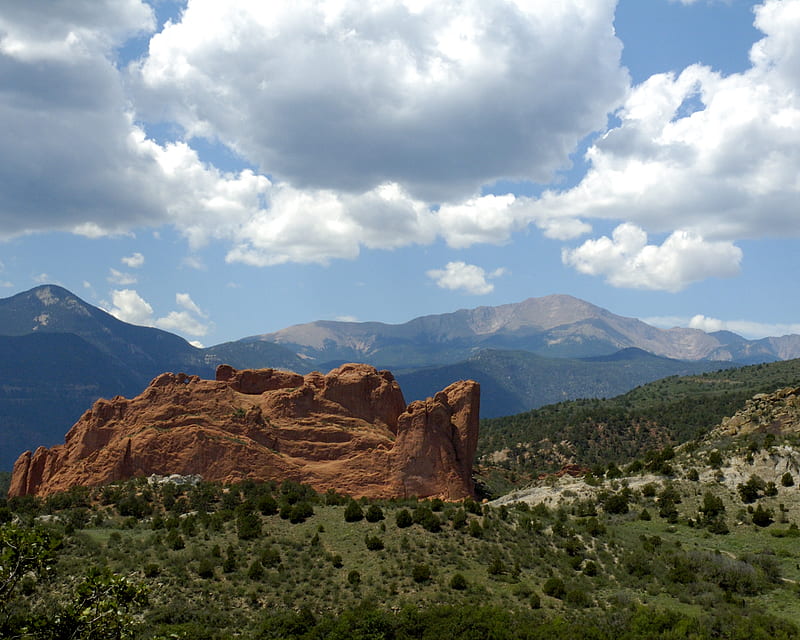 Desert Sky, Rocks, Deserts, Mountains, Nature, Clouds, Sky, Hd 