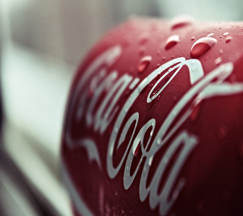 Coca cola, drink, enjoy, friends, life, summer, water drops, winter, HD wallpaper