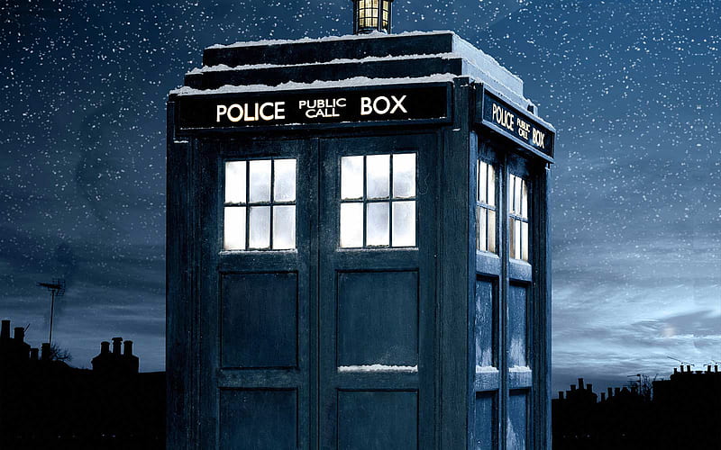Snow Topped TARDIS dr who tardis snow winter HD wallpaper  Peakpx