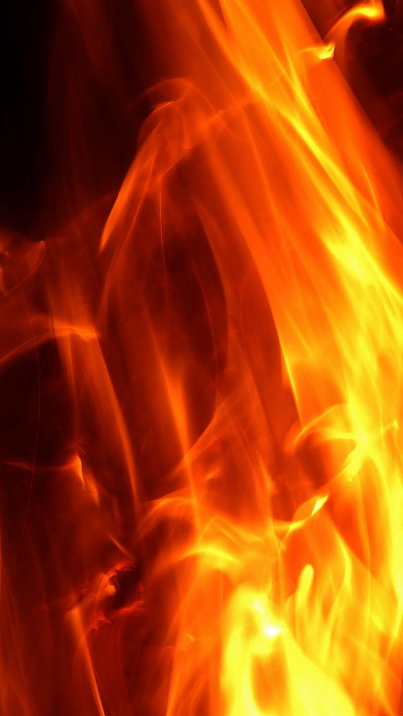 Fire Blurred, flames, last, bonfire, real, flame, apple, emblem, HD phone wallpaper