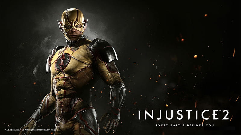 Injustice 2 Reverse Flash, animes, video games, books, collector, HD wallpaper