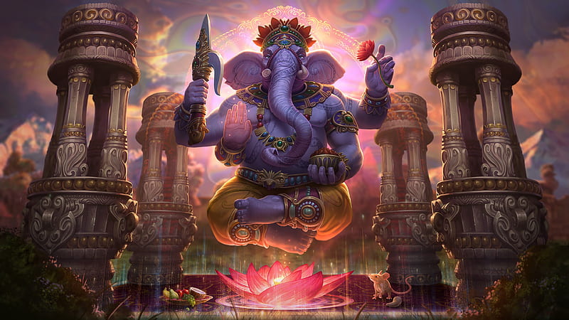 Ganesha High Resolution, Fantasy Art, Deity, HD wallpaper