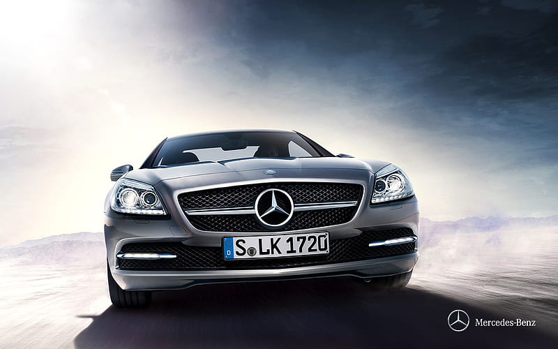 Mercedes Benz SLK roadster auto 04, HD wallpaper