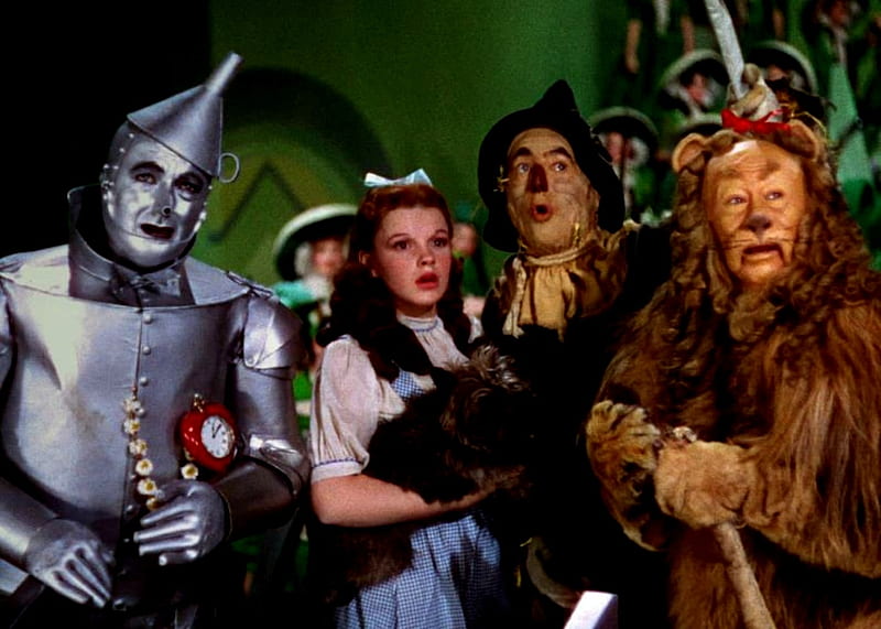Wizard Of Oz, Dorothy, Movie, Tin Man, Lion, Scare Crow, HD wallpaper