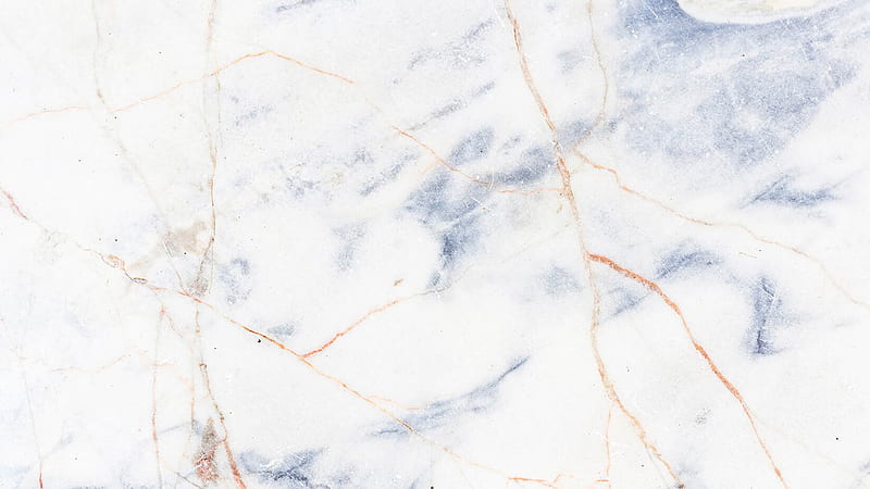 Plain Blue And Bronzed Cracked Marble Marble, HD wallpaper