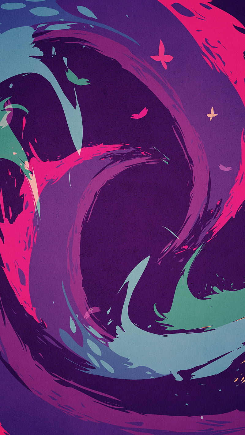 Color Swirl, color, swirl, HD phone wallpaper
