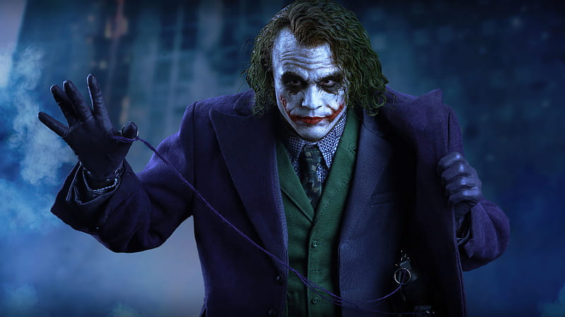 Heith Ledger Joker, joker face, green joker, HD phone wallpaper | Peakpx