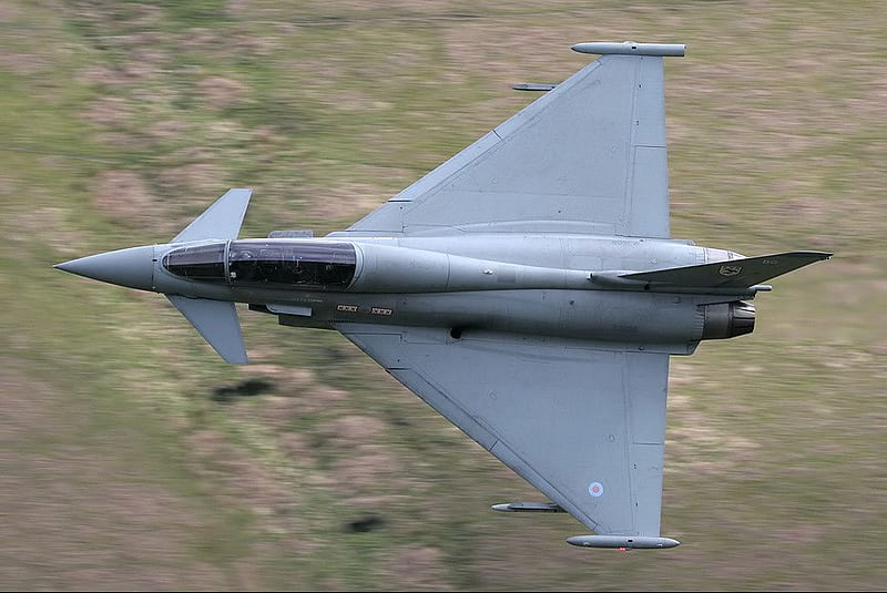 Eurofighter Typhoon, eurofighter, royal air force, raf, jet fighter, HD wallpaper