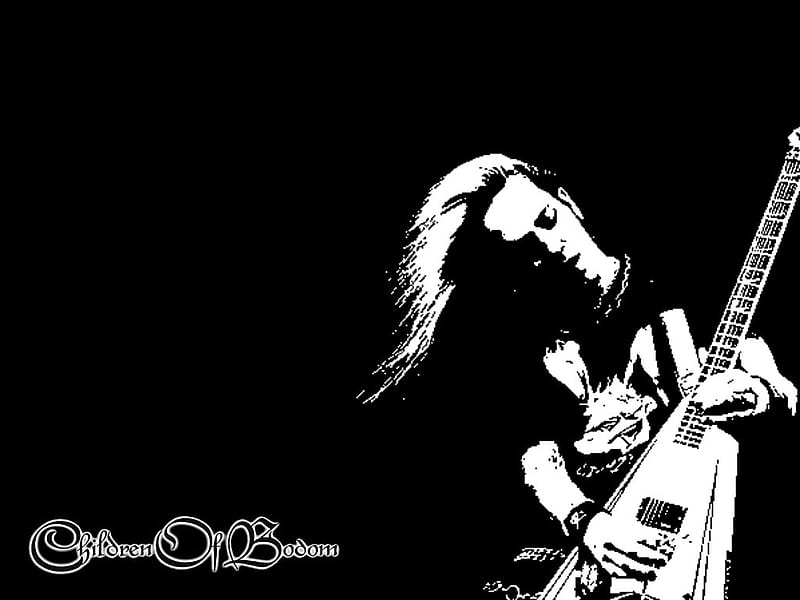 Children of Bodom:Alexi Shred, heavy metal, alexi, rock, hard rock, music, children of bodem, HD wallpaper