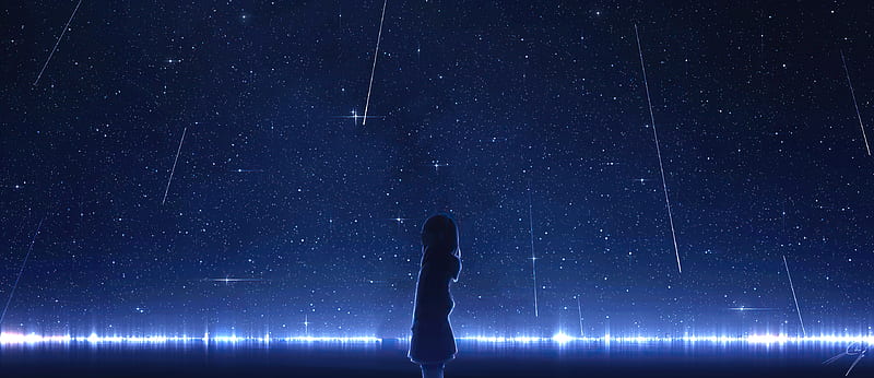 Anime Wallpaper Neon Genesis Evangelion, Night, Astronomy, Star - Space -  Wallpaperforu