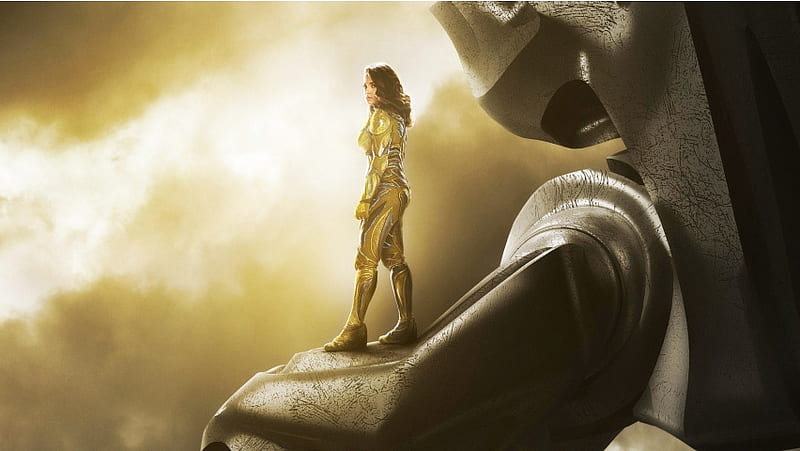 The Power Rangers Suit Up Yellow Ran, HD wallpaper