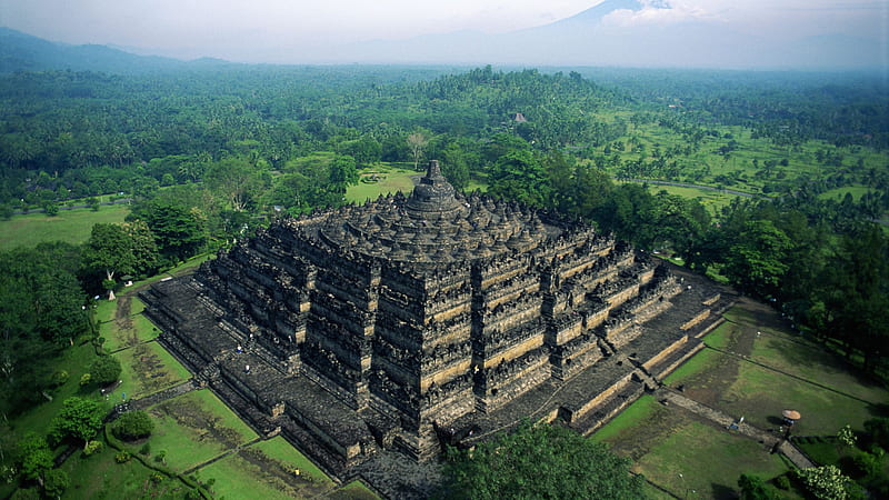 The Shailendra Kingdom of Java, Borobudur Temple, HD wallpaper