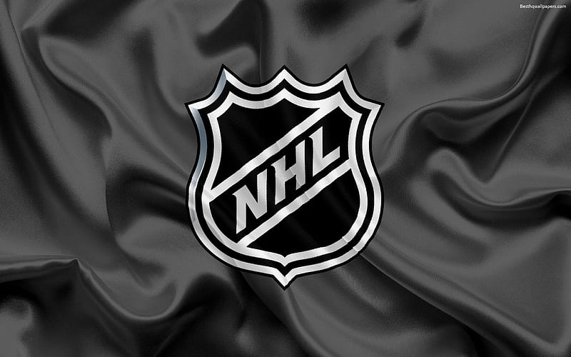 NHL, USA, National Hockey League, NHL logo, emblem, HD wallpaper