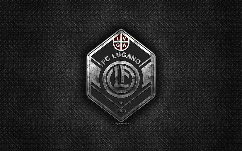 Download wallpapers Lugano, 4k, logo, Swiss Super League, soccer, football  club, Switzerland, grunge, metal texture, Lugano FC for desktop free.  Pictures for de…
