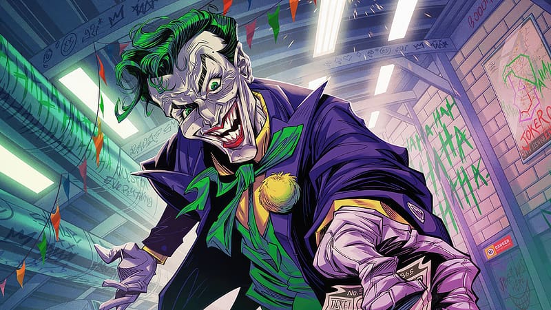 The Joker Jokes On You, joker, supervillain, superheroes, artist ...