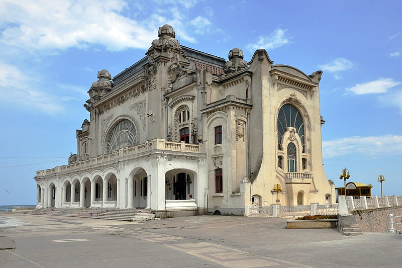 Buildings, Building, Architecture , Casino , Romania, HD wallpaper