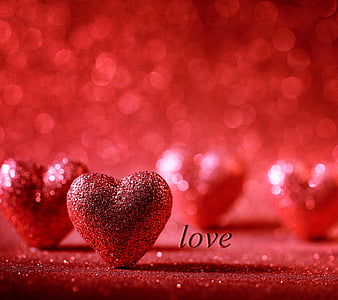 Love, abstract, background, corazones, red, romance, romantic, shiny, HD  wallpaper | Peakpx