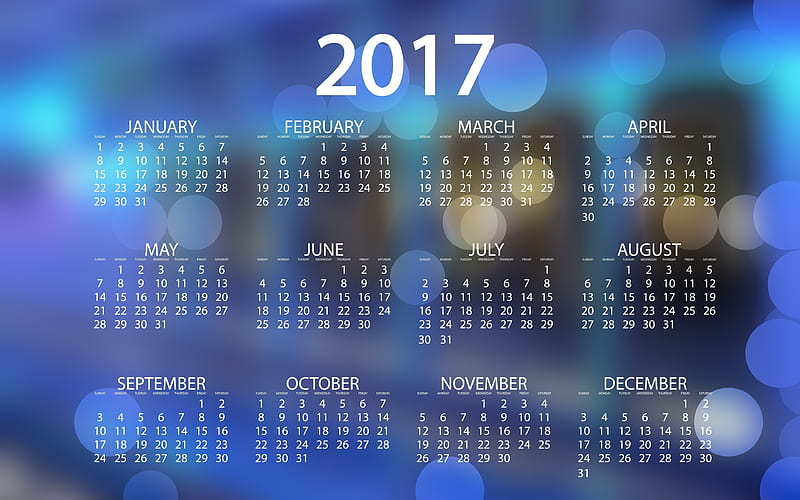 2017, calendar, texture, HD wallpaper