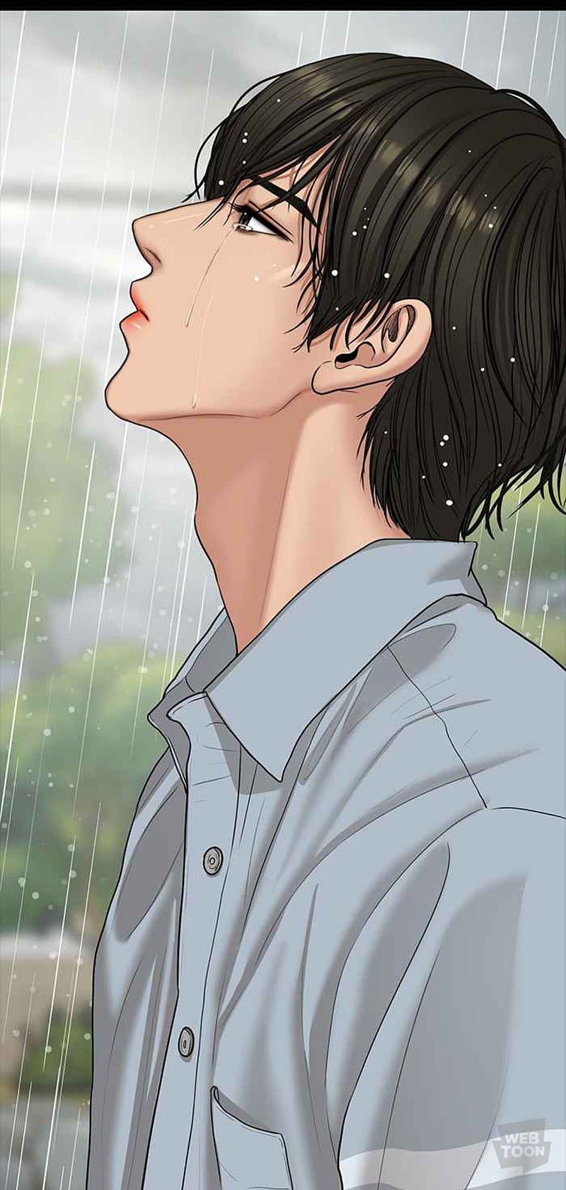 Sad Anime boy, anime, couples, crying, cute, kdrama, sad, suho, webtoon, HD phone wallpaper