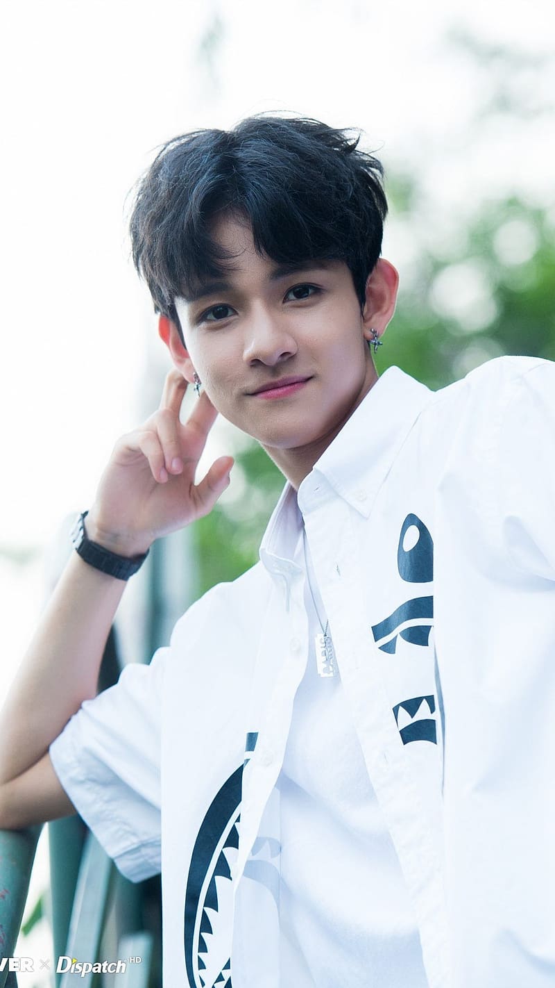 Cute Korean Boy In White Shirt, cute korean, boy, white shirt, HD phone wallpaper