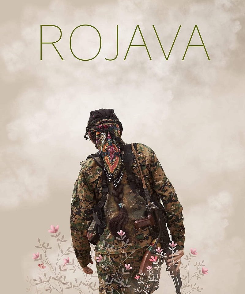 Rojava flower women, kurdistan, ypg, ypj, HD phone wallpaper