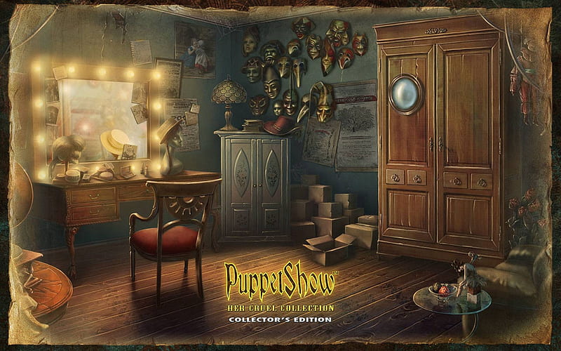 PuppetShow 9 - Her Cruel Collection02, hidden object, cool, video games, puzzle, fun, HD wallpaper