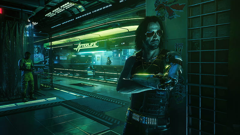 Keanu Reeves From Cyberpunk 2077, cyberpunk-2077, ps4-games, ps5