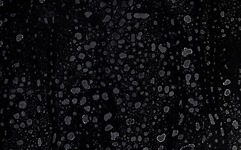 black Liquid texture, creative black texture, molecules background, Liquid black background, HD wallpaper