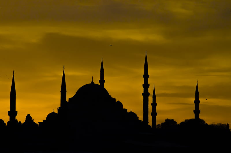 Mosques, Mosque, Islam, Sunset, Turkey, HD wallpaper