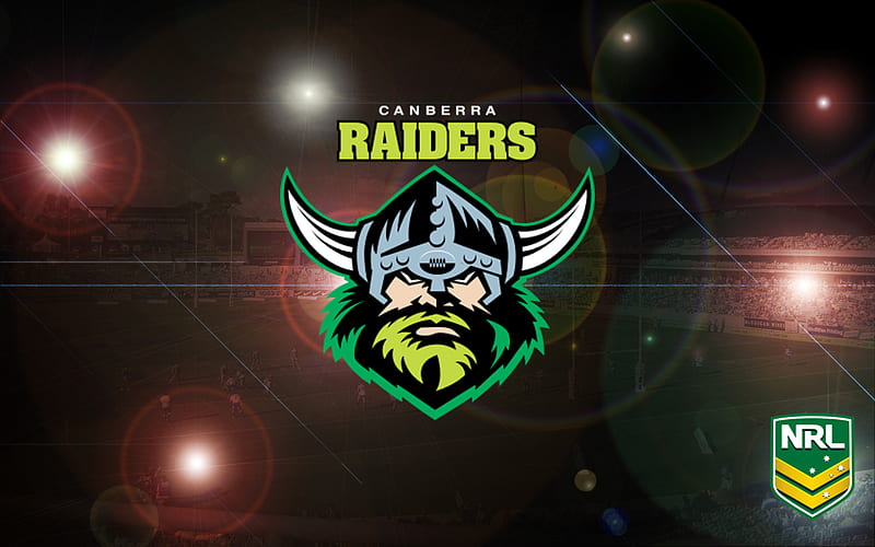 Rugby, Canberra Raiders, National Rugby League , NRL , Logo, HD wallpaper