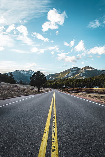 open road iphone wallpaper