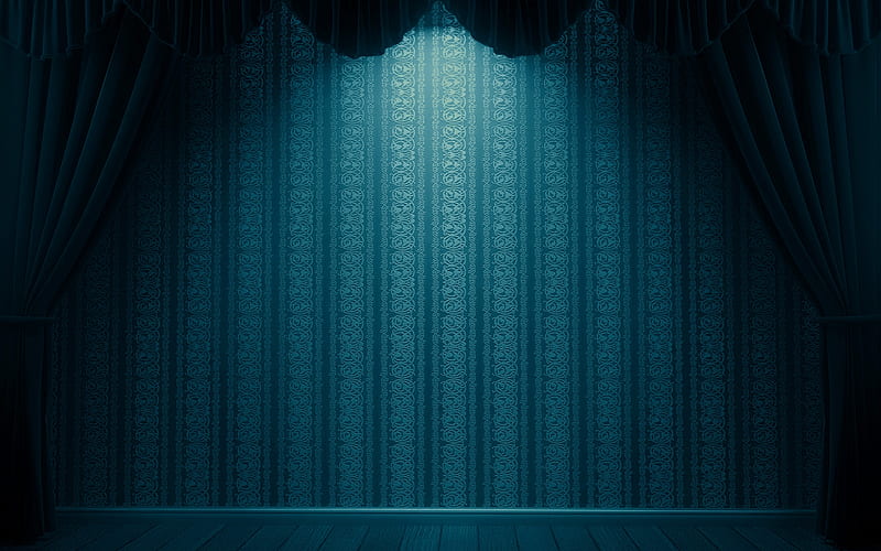 Blue Curtain Ds Texture Scene Hd Wallpaper Peakpx