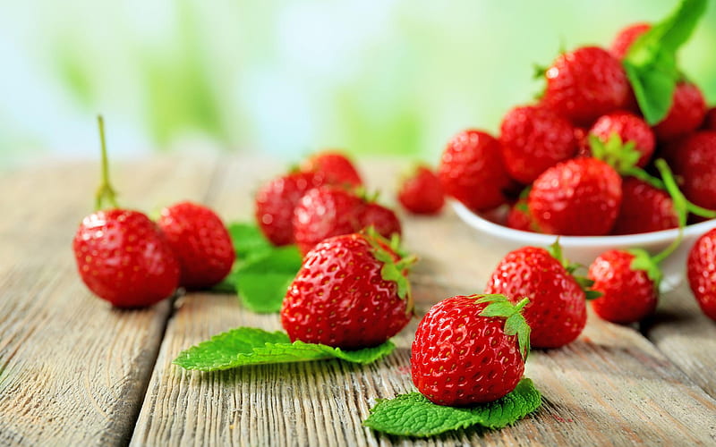 Fruits, Strawberry, Berry, HD wallpaper
