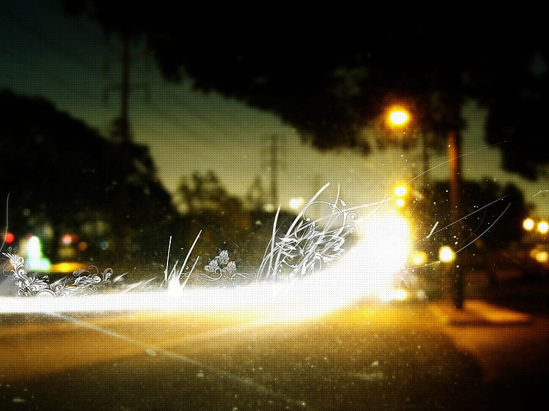 city lights at night-hop Creative Design, HD wallpaper