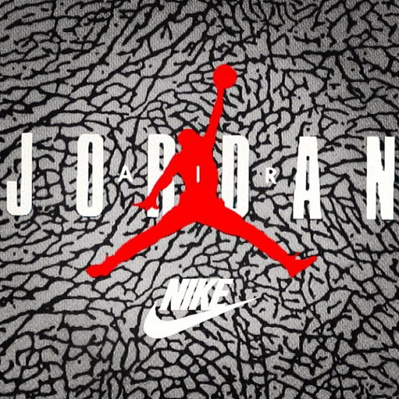 nike x jordan. Jordan logo , Air jordans, Jordan logo, Red Jordan Logo, HD phone wallpaper