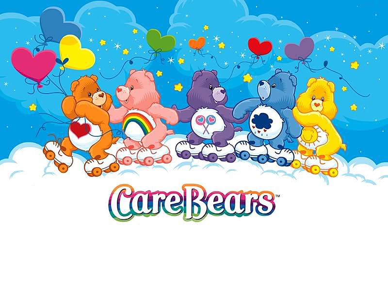 Bear, Tv Show, The Care Bears, Funshine Bear (Care Bears), Grumpy Bear (Care Bears), Tenderheart Bear (Care Bears), HD wallpaper
