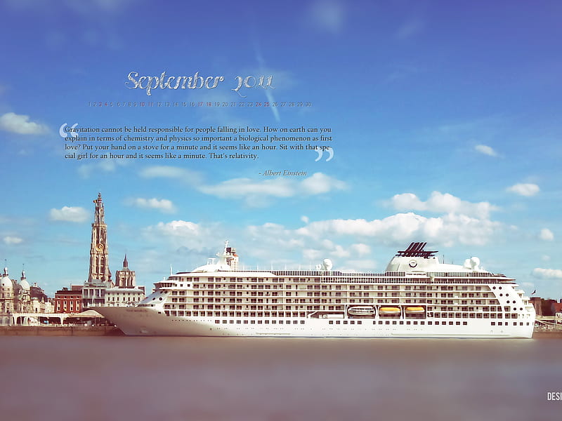 City Of Antwerp-September 2011-Calendar, HD wallpaper